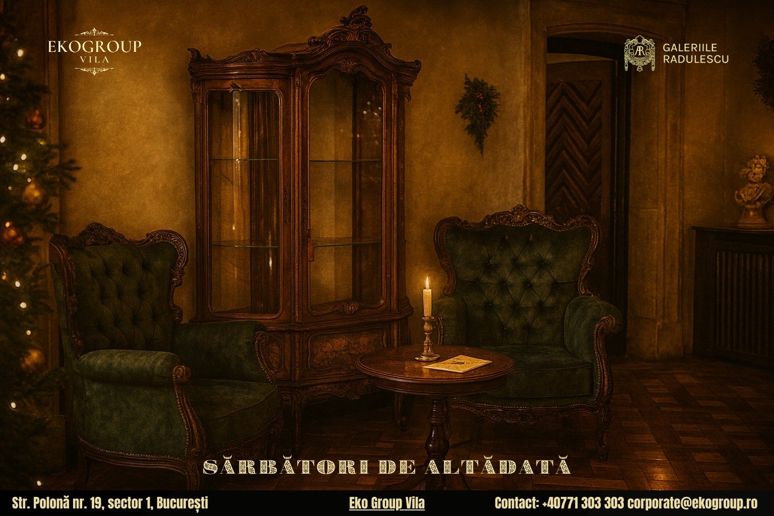 Crăciunul în România în anii ’30: farmecul și tradițiile sărbătorilor interbelice la Eko Group Vila