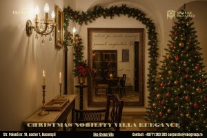 Decoratiuni de Craciun în stil interbelic: Eleganța nobiliară a Eko Group Vila în expoziția Crăciunul anilor ’30